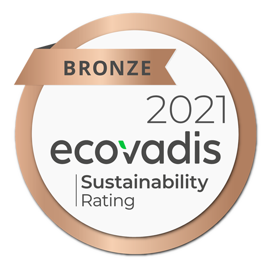 Logo ecovadis bronze démarche RSE